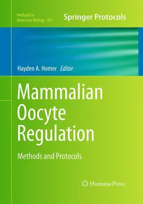 Homer |  Mammalian Oocyte Regulation | Buch |  Sack Fachmedien