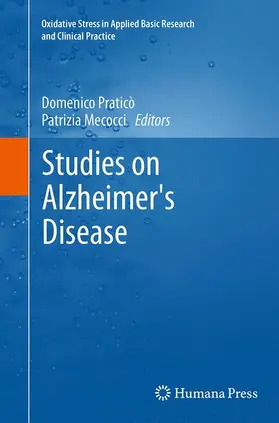Mecocci / Pratic? |  Studies on Alzheimer's Disease | Buch |  Sack Fachmedien