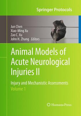 Chen / Zhang / Xu |  Animal Models of Acute Neurological Injuries II | Buch |  Sack Fachmedien