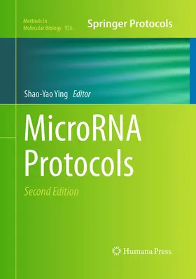 Ying |  MicroRNA Protocols | Buch |  Sack Fachmedien