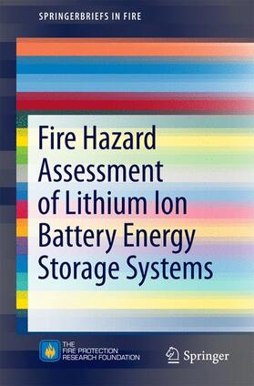 Blum / Long Jr. | Fire Hazard Assessment of Lithium Ion Battery Energy Storage Systems | Buch | 978-1-4939-6555-7 | sack.de