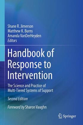Jimerson / VanDerHeyden / Burns |  Handbook of Response to Intervention | Buch |  Sack Fachmedien