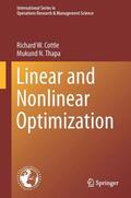 Thapa / Cottle |  Linear and Nonlinear Optimization | Buch |  Sack Fachmedien