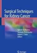 Khanna / Stein / Bratslavsky |  Surgical Techniques for Kidney Cancer | Buch |  Sack Fachmedien