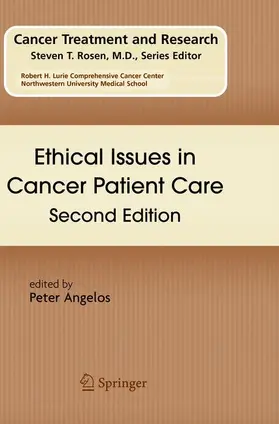 Angelos |  Ethical Issues in Cancer Patient Care | Buch |  Sack Fachmedien