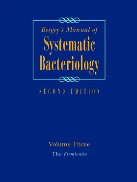 Vos / Garrity / Jones |  Bergey's Manual of Systematic Bacteriology | Buch |  Sack Fachmedien