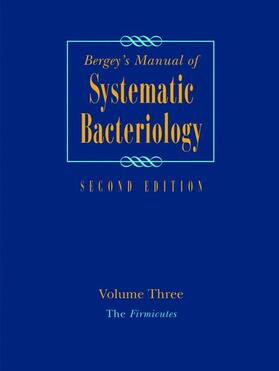 Vos / Garrity / Jones | Bergey's Manual of Systematic Bacteriology | Buch | 978-1-4939-7915-8 | sack.de