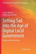 Bernier / Wohlers |  Setting Sail into the Age of Digital Local Government | Buch |  Sack Fachmedien