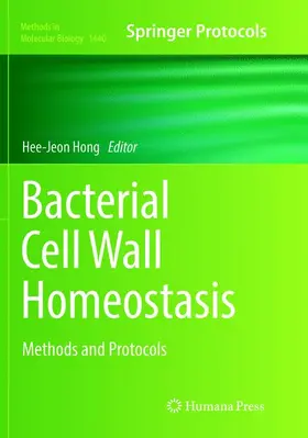 Hong |  Bacterial Cell Wall Homeostasis | Buch |  Sack Fachmedien