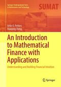 Dong / Petters |  An Introduction to Mathematical Finance with Applications | Buch |  Sack Fachmedien