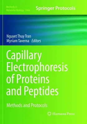 Taverna / Tran |  Capillary Electrophoresis of Proteins and Peptides | Buch |  Sack Fachmedien