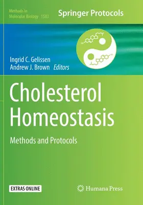 Gelissen / Brown | Cholesterol Homeostasis | Buch | 978-1-4939-8325-4 | www.sack.de