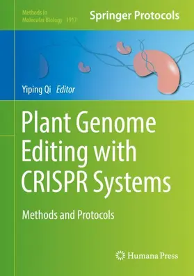 Qi |  Plant Genome Editing with CRISPR Systems | Buch |  Sack Fachmedien