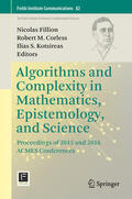 Fillion / Corless / Kotsireas |  Algorithms and Complexity in Mathematics, Epistemology, and Science | eBook | Sack Fachmedien