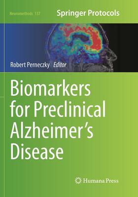 Perneczky | Biomarkers for Preclinical Alzheimer¿s Disease | Buch | 978-1-4939-9255-3 | sack.de