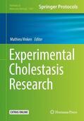 Vinken |  Experimental Cholestasis Research | Buch |  Sack Fachmedien