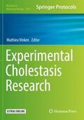Vinken |  Experimental Cholestasis Research | Buch |  Sack Fachmedien