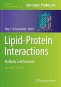 Kleinschmidt |  Lipid-Protein Interactions | Buch |  Sack Fachmedien