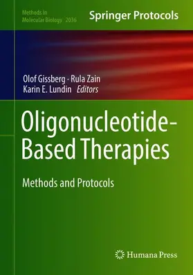 Gissberg / Lundin / Zain |  Oligonucleotide-Based Therapies | Buch |  Sack Fachmedien
