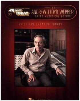  The Andrew Lloyd Webber Sheet Music Collection: E-Z Play Today Volume 77 | Buch |  Sack Fachmedien