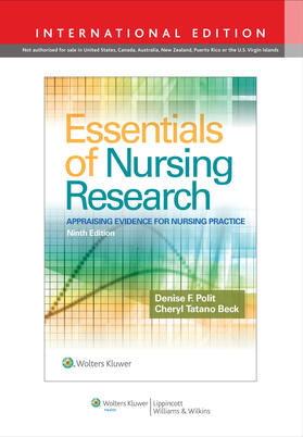 Polit / Beck | Essentials of Nursing Research | Buch | 978-1-4963-5835-6 | sack.de