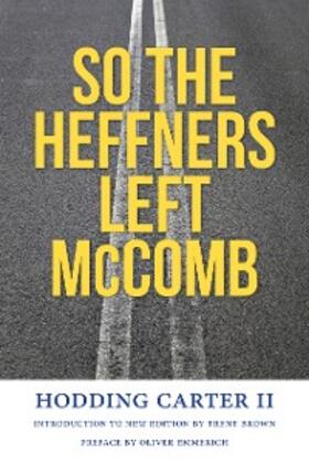 Carter |  So the Heffners Left McComb | eBook | Sack Fachmedien