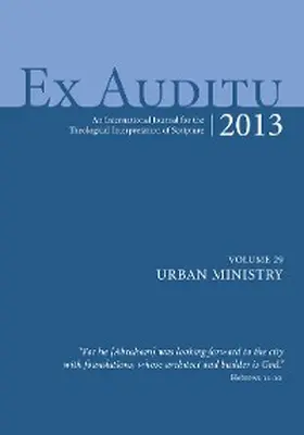 Snodgrass |  Ex Auditu - Volume 29 | eBook | Sack Fachmedien