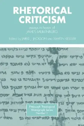 Jackson / Kessler / Hadidian |  Rhetorical Criticism | eBook | Sack Fachmedien