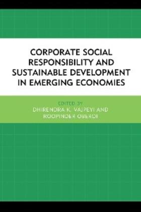 Vajpeyi / Oberoi |  Corporate Social Responsibility and Sustainable Development in Emerging Economies | eBook | Sack Fachmedien
