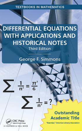 Simmons |  Differential Equations with Applications and Historical Notes | Buch |  Sack Fachmedien