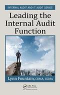 Fountain |  Leading the Internal Audit Function | Buch |  Sack Fachmedien