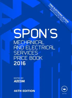 AECOM |  Spon's Mechanical and Electrical Services Price Book 2016 | Buch |  Sack Fachmedien