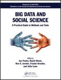 Foster / Ghani / Jarmin |  Big Data and Social Science | Buch |  Sack Fachmedien