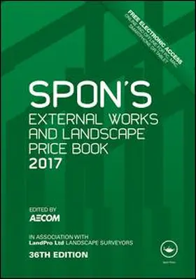 AECOM |  Spon's External Works and Landscape Price Book 2017 | Buch |  Sack Fachmedien