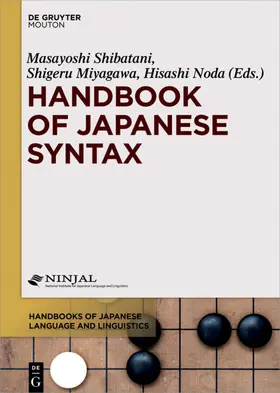 Shibatani / Miyagawa / Noda | Handbook of Japanese Syntax | E-Book | sack.de