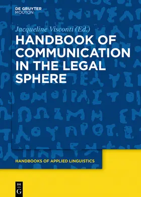 Visconti | Handbook of Communication in the Legal Sphere | E-Book | sack.de