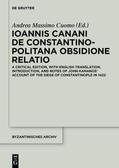 Cuomo |  Ioannis Canani de Constantinopolitana obsidione relatio | eBook | Sack Fachmedien