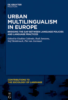 Caliendo / Janssens / Slembrouck | Urban Multilingualism in Europe | E-Book | sack.de