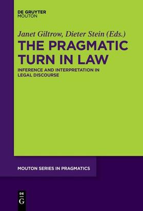 Giltrow / Stein |  The Pragmatic Turn in Law | eBook | Sack Fachmedien