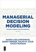 Balakrishnan / Render / Stair |  Managerial Decision Modeling | eBook | Sack Fachmedien