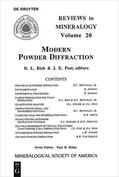 Bish / Post |  Modern Powder Diffraction | eBook | Sack Fachmedien