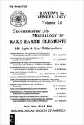 Lipin / McKay |  Geochemistry and Mineralogy of Rare Earth Elements | eBook | Sack Fachmedien
