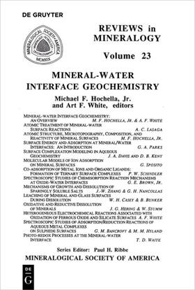 Hochella / White | Mineral-Water Interface Geochemistry | E-Book | sack.de
