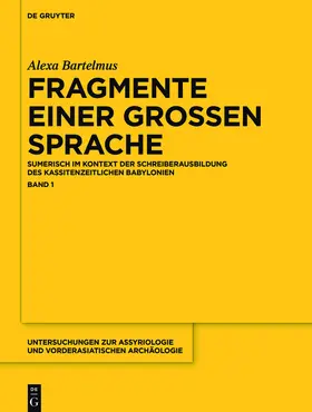 Bartelmus | Fragmente einer großen Sprache | Buch | 978-1-5015-1135-6 | sack.de