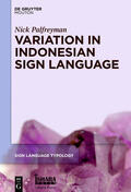 Palfreyman |  Variation in Indonesian Sign Language | Buch |  Sack Fachmedien