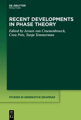 Craenenbroeck / Pots / Temmerman |  Recent Developments in Phase Theory | Buch |  Sack Fachmedien