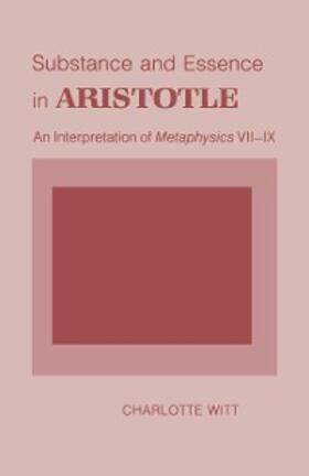 Witt | Substance and Essence in Aristotle | E-Book | sack.de