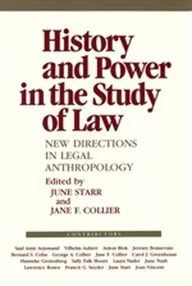 Starr / Collier |  History and Power in the Study of Law | eBook | Sack Fachmedien