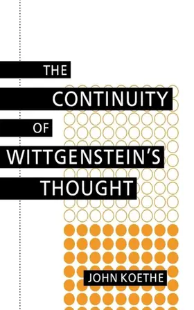 Koethe |  The Continuity of Wittgenstein's Thought | eBook | Sack Fachmedien