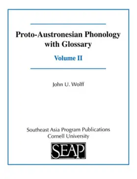 Wolff |  Proto-Austronesian Phonology with Glossary | eBook | Sack Fachmedien